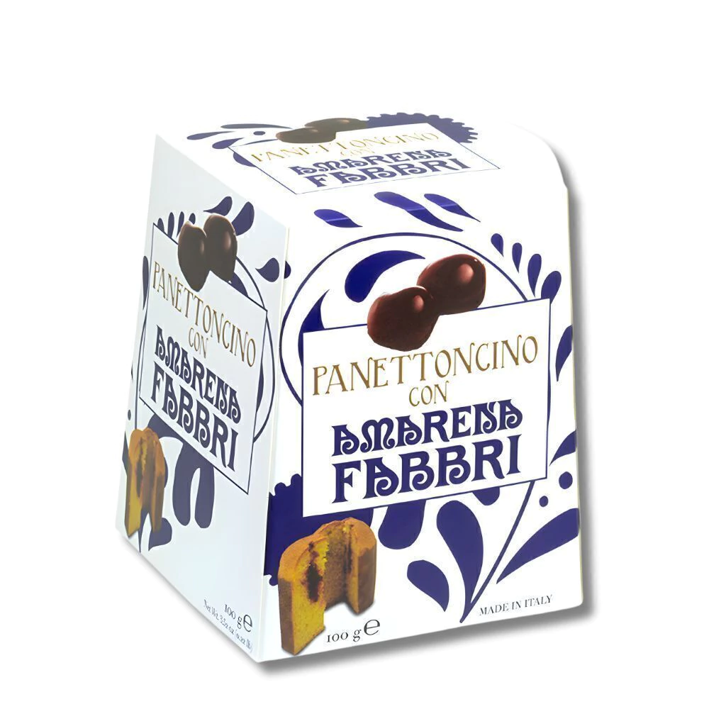 Panetone Italiano 100 gr Panettoncino con Amarena Fabbri