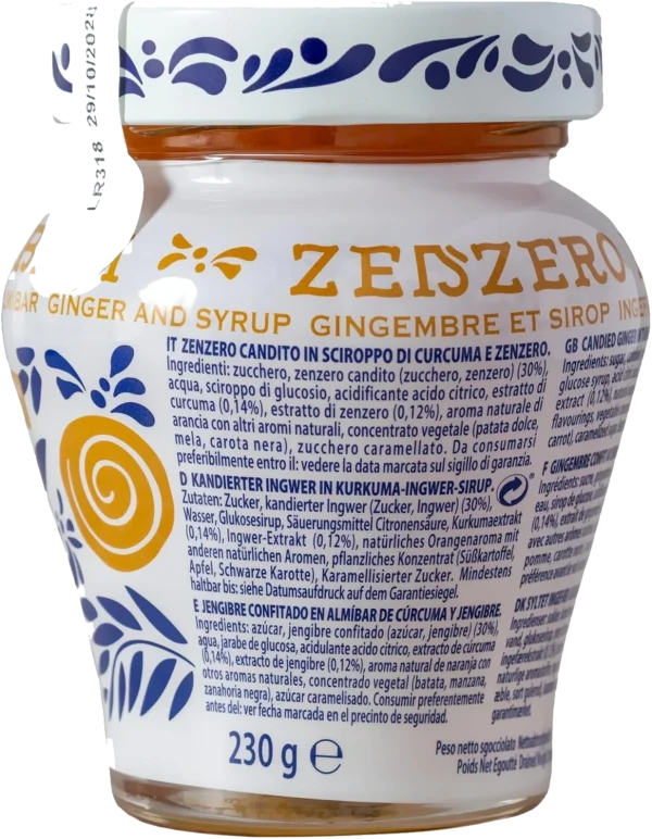 Zenzero Fabbri Gengibre em Calda Italiano 230 gr — imagem 4