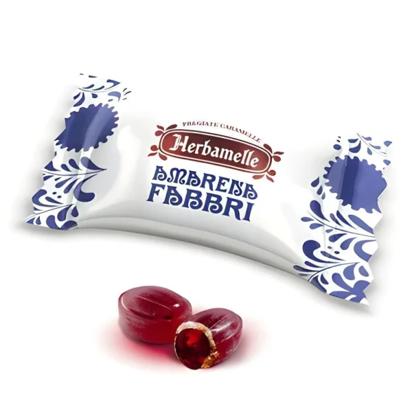 Bala de Amarena Herbamelle Fabbri Amarena 75 gr – Caramelos artesanais de cerejas silvestres — imagem 2