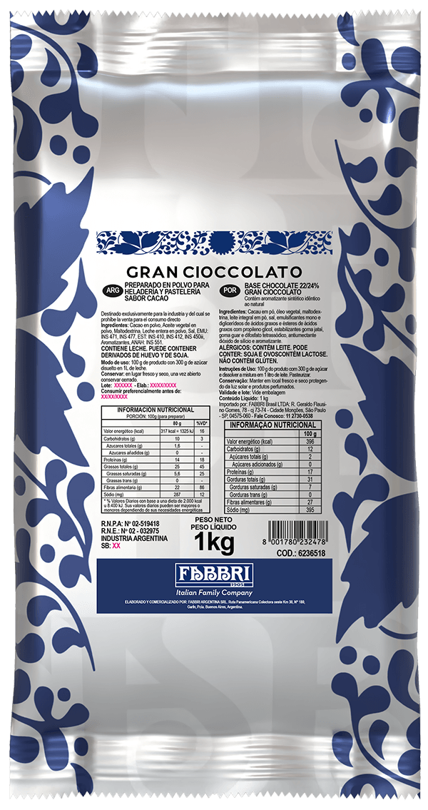 Fabbri GRAN CIOCCOLATO 1 kg