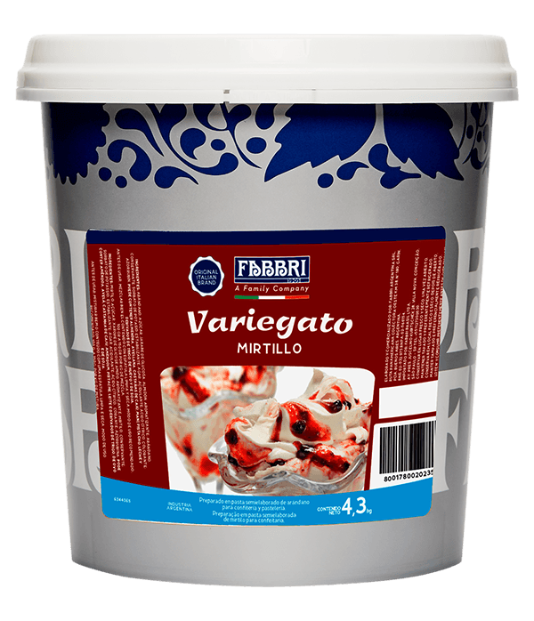 Fabbri MIRTILO COM PEDAÇOS 4 kg