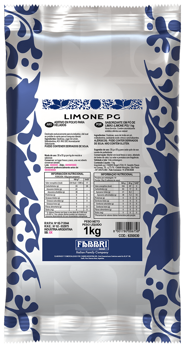 Fabbri LIMÃO PG 1 kg
