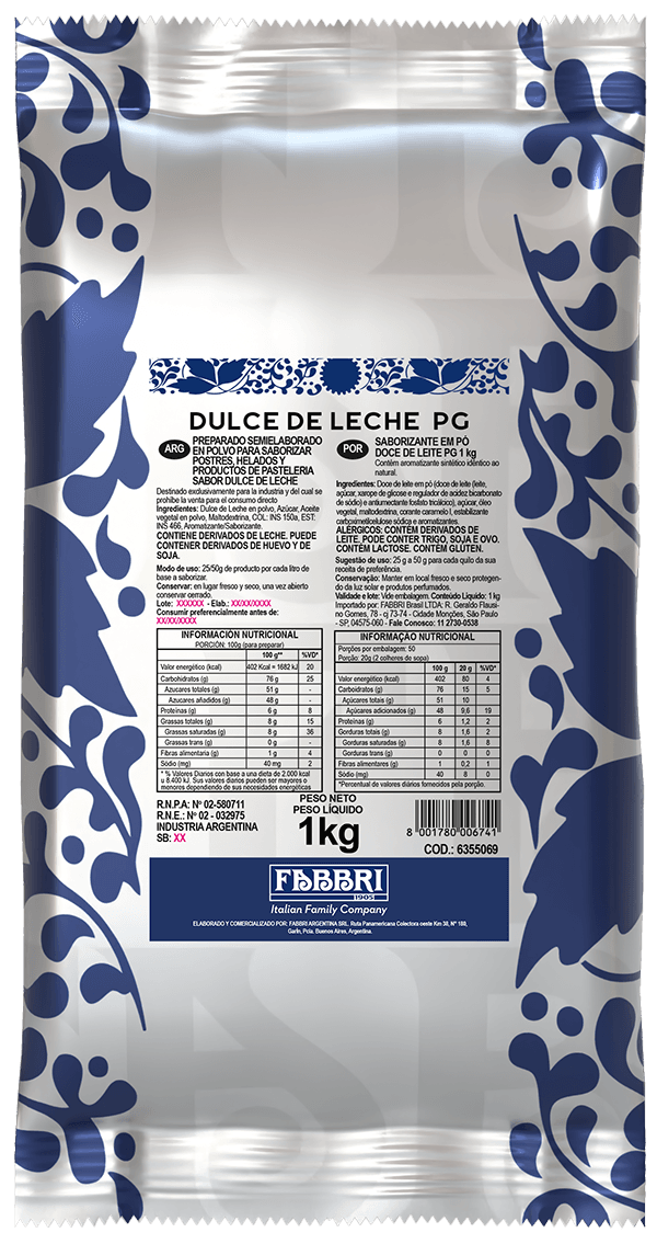 Fabbri DOCE DE LEITE PG 1 kg