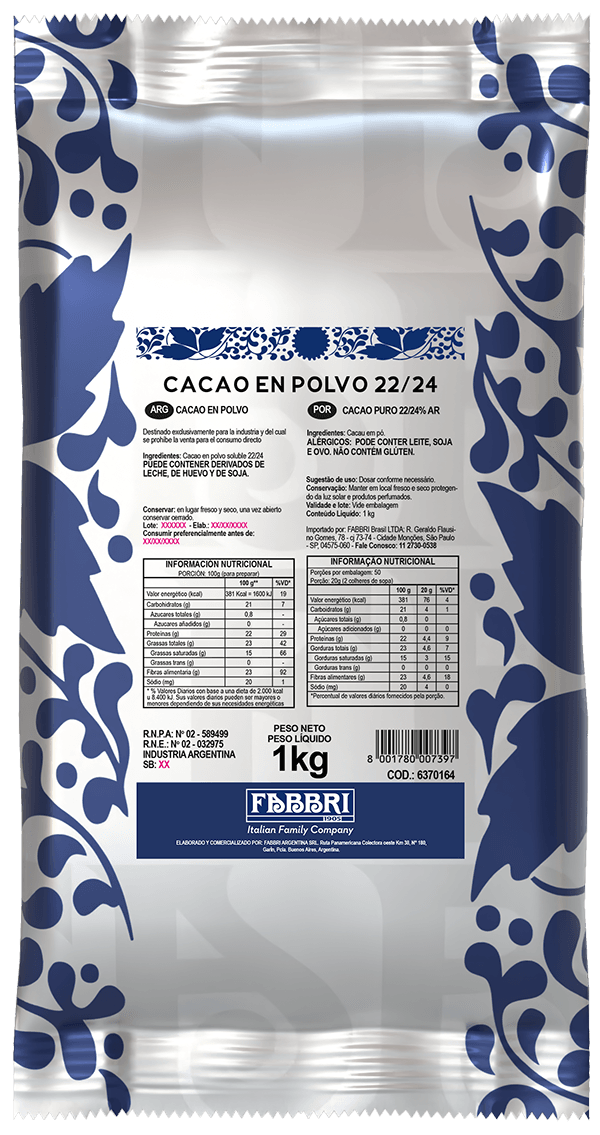 Fabbri CACAO PURISSIMO 1 kg