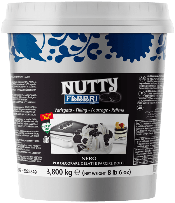 Fabbri CREME CHOCOLATE BLACK (NERO) 3,8 kg