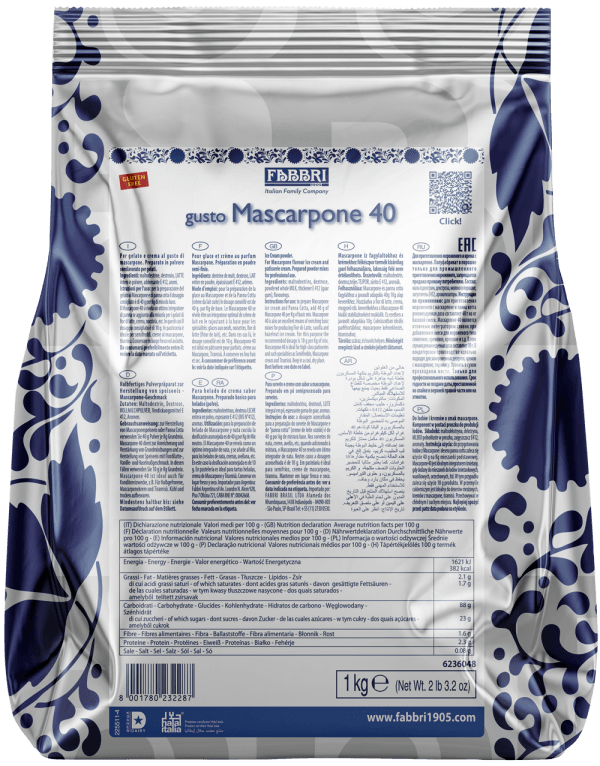 Fabbri MASCARPONE 40 1 kg