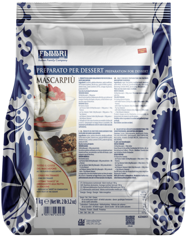 Fabbri MASCARPIU (BASE SABOR MASCARPONE) 1 kg