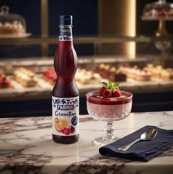 Xarope de Cranberry, Amarena e Laranja: Mousses e Sobremesas para Confeitaria