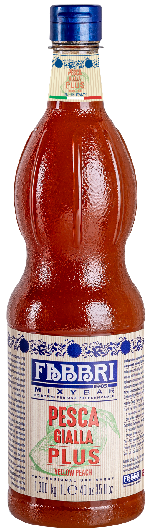 Xarope Fabbri PLUS Pêssego 1,0 L