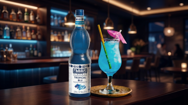 Blue Lagoon com Xarope Tropical Blue: Bebida para Bares, Hotéis e Eventos