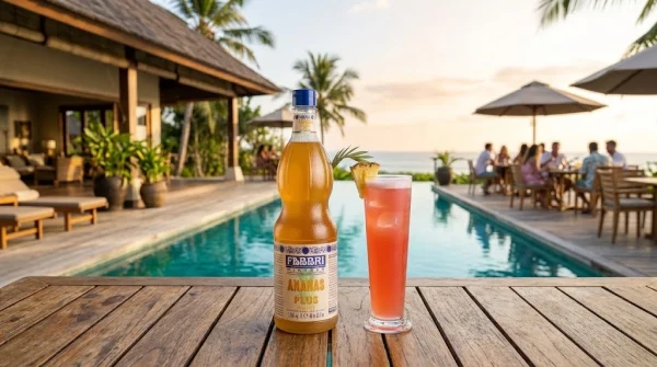 Drink Singapore Sling com Xarope Fabbri Abacaxi: Sabor Tropical