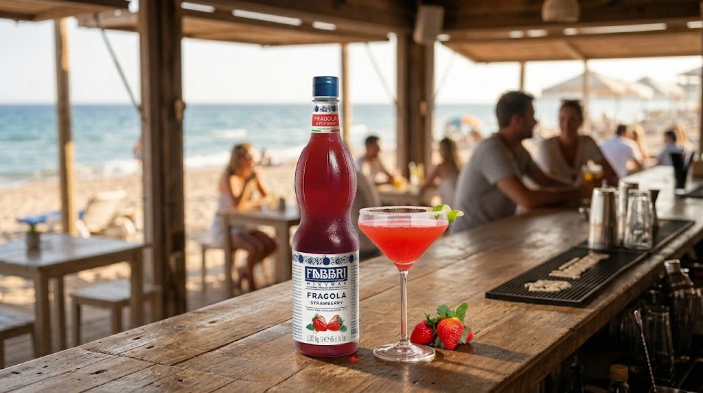 Strawberry Daiquiri com Xarope Fabbri: Sabor e Qualidade